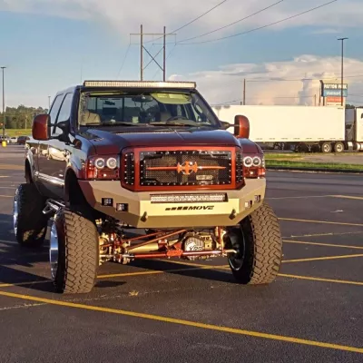 FORD F250-350 2005-2007 with CLASSIC FRONT Weld It Yourself STANDARD installed