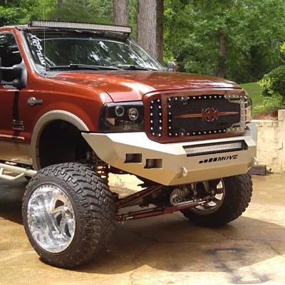 FORD F250-350 2005-2007 with CLASSIC FRONT Weld It Yourself STANDARD installed