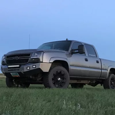 CHEVY 2500-3500HD 2003-2007 with CLASSIC FRONT Weld It Yourself STANDARD installed