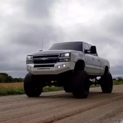 CHEVY 2500-3500HD 2003-2007 with CLASSIC FRONT Weld It Yourself STANDARD installed