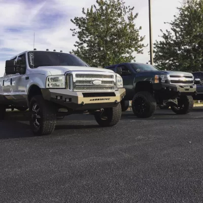 FORD F250-350 1999-2004 with CLASSIC FRONT W.I.Y.KIT STANDARD installed