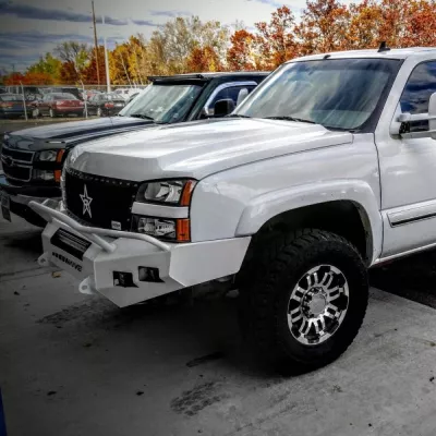 CHEVY 2500-3500HD 2003-2007 with CLASSIC FRONT Weld It Yourself STANDARD installed