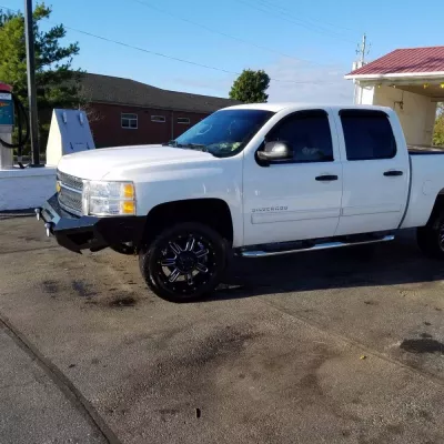 CHEVY 1500 2007.5-2013 with PRECISION FRONT Weld It Yourself STANDARD installed