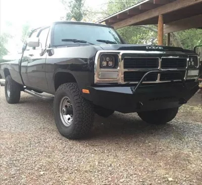 DODGE 150-250-350 1981-1993 with CLASSIC FRONT Weld It Yourself STANDARD installed