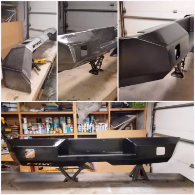DODGE 1500 2009-2012 with CLASSIC REAR Weld It Yourself STANDARD installed