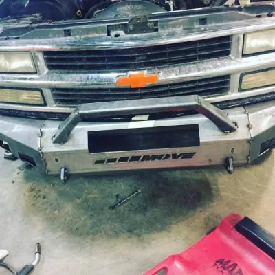 CHEVY 1500 1988-1998 with CLASSIC FRONT Weld It Yourself STANDARD installed