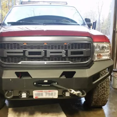 FORD EXCURSION 1999-2004 with CLASSIC FRONT Weld It Yourself Offroad installed