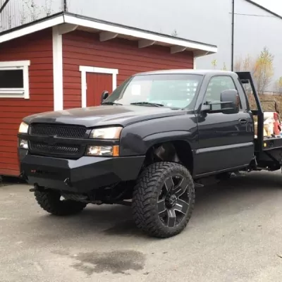 CHEVY 2500-3500HD 2003-2007 with CLASSIC FRONT Weld It Yourself STANDARD installed