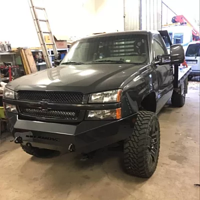 CHEVY 2500-3500HD 2003-2007 with CLASSIC FRONT Weld It Yourself STANDARD installed