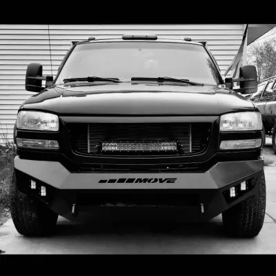 GMC 2500-3500HD 2003-2007 with PRECISION FRONT Weld It Yourself STANDARD installed