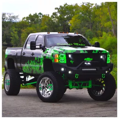CHEVY 2500-3500HD 2007.5-2010 with CLASSIC FRONT Weld It Yourself STANDARD installed