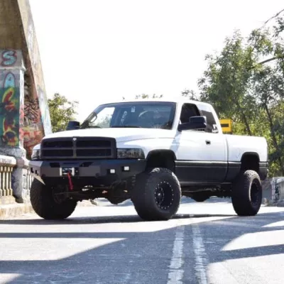 DODGE 2500-3500 1994-2002 with CLASSIC FRONT Weld It Yourself Offroad installed