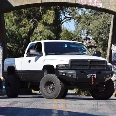 DODGE 2500-3500 1994-2002 with CLASSIC FRONT Weld It Yourself Offroad installed