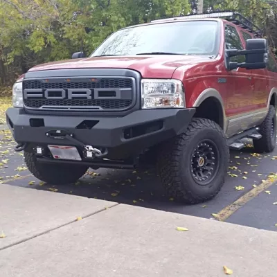 FORD EXCURSION 1999-2004 with CLASSIC FRONT Weld It Yourself Offroad installed