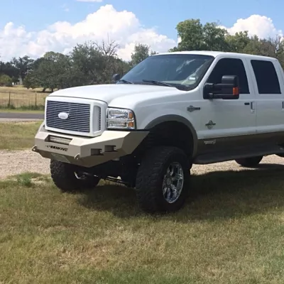 FORD F250-350 2005-2007 with CLASSIC FRONT Weld It Yourself STANDARD installed