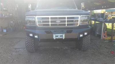 FORD F250-350 1992-1998 with CLASSIC FRONT Weld It Yourself Offroad installed