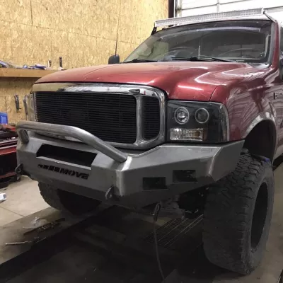 FORD F250-350 1999-2004 with CLASSIC FRONT W.I.Y.KIT STANDARD installed