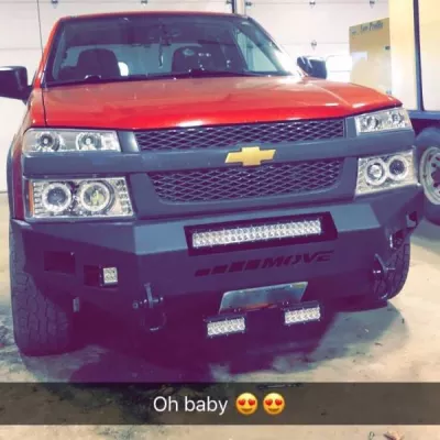 CHEVY COLORADO 2004-2012 with CLASSIC FRONT Weld It Yourself STANDARD installed