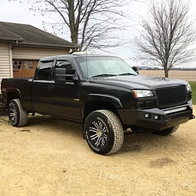 CHEVY 2500-3500HD 2003-2007 with CLASSIC FRONT Weld It Yourself STANDARD installed