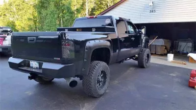 CHEVY 2500-3500HD 2007.5-2010 with CLASSIC REAR Weld It Yourself STANDARD installed
