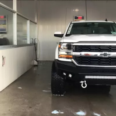 CHEVY 1500 2016-2018 with PRECISION FRONT Weld It Yourself STANDARD installed
