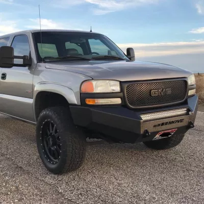 GMC 2500-3500HD 1999-2002 with CLASSIC FRONT Weld It Yourself STANDARD installed