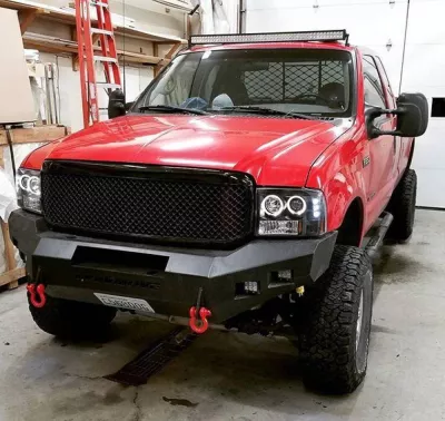 FORD F250-350 1999-2004 with CLASSIC FRONT W.I.Y.KIT STANDARD installed