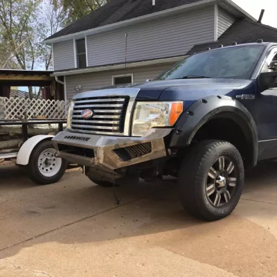 FORD F150 2009-2014 with PRECISION FRONT Weld It Yourself STANDARD installed