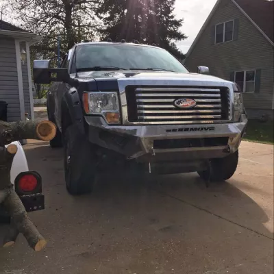 FORD F150 2009-2014 with PRECISION FRONT Weld It Yourself STANDARD installed