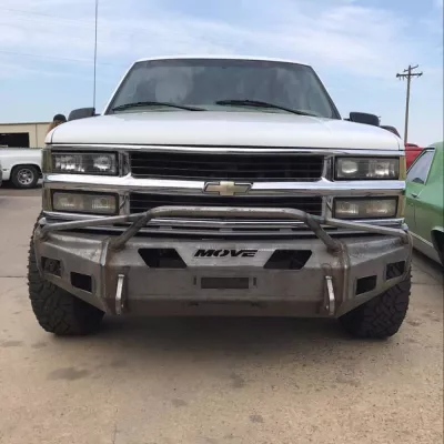 CHEVY SUBURBAN 1500 1992-1999 with CLASSIC FRONT Weld It Yourself Offroad installed