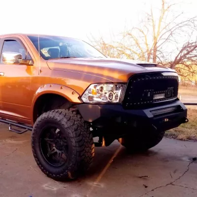 DODGE 1500 2009-2012 with CLASSIC FRONT Weld It Yourself STANDARD installed