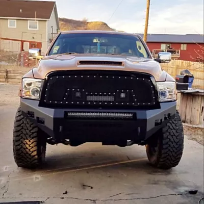 DODGE 1500 2009-2012 with CLASSIC FRONT Weld It Yourself STANDARD installed