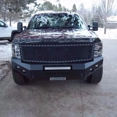 CHEVY 1500 2007.5-2013 with CLASSIC FRONT Weld It Yourself STANDARD installed