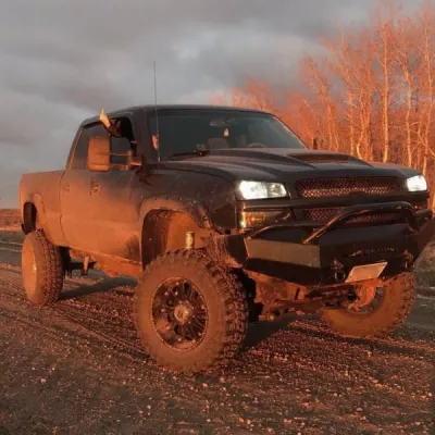 CHEVY 2500-3500HD 2003-2007 with CLASSIC FRONT Weld It Yourself STANDARD installed