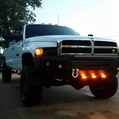 DODGE 2500-3500 1994-2002 with CLASSIC FRONT Weld It Yourself STANDARD installed