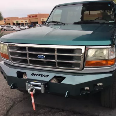FORD BRONCO 1992-1996 with CLASSIC FRONT Weld It Yourself Offroad installed