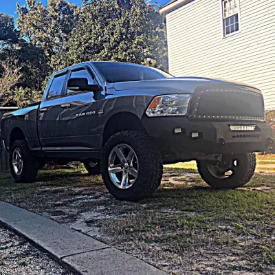 DODGE 1500 2009-2012 with CLASSIC FRONT Weld It Yourself STANDARD installed