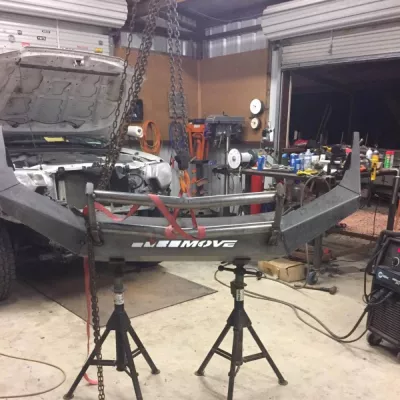 TOYOTA TACOMA 2012-2015 with PRECISION FRONT Weld It Yourself STANDARD installed