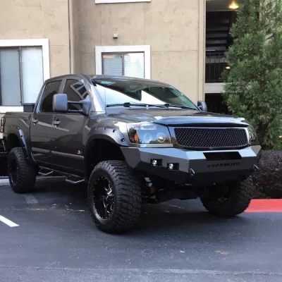 NISSAN TITAN 2003-2015 with CLASSIC FRONT Weld It Yourself STANDARD installed