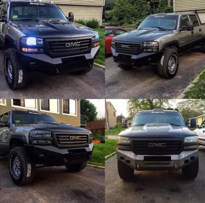 GMC 2500-3500HD 1999-2002 with CLASSIC FRONT W.I.Y.KIT STANDARD installed