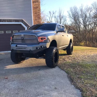 DODGE 1500 2009-2012 with CLASSIC FRONT Weld It Yourself STANDARD installed