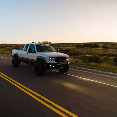 GMC 2500-3500HD 1988-1998 with CLASSIC FRONT W.I.Y.KIT STANDARD installed