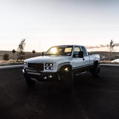 GMC 2500-3500HD 1988-1998 with CLASSIC FRONT W.I.Y.KIT STANDARD installed