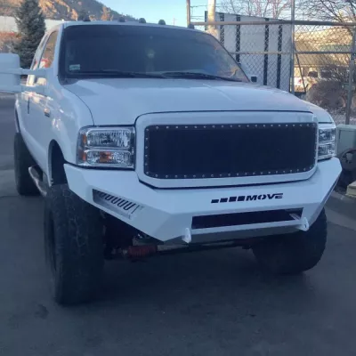FORD F250-350 2005-2007 with PRECISION FRONT Weld It Yourself STANDARD installed