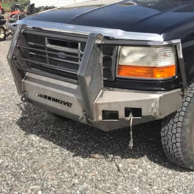 FORD F250-350 1992-1998 with CLASSIC FRONT Weld It Yourself STANDARD installed
