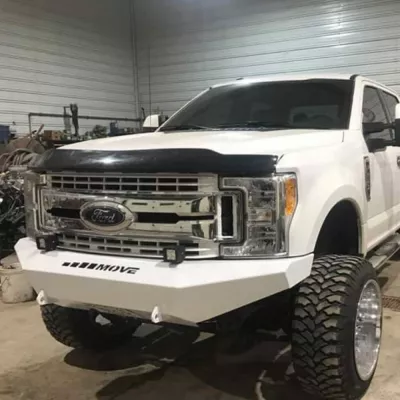 FORD F250-350 2017-2019 with PRECISION FRONT Weld It Yourself STANDARD installed