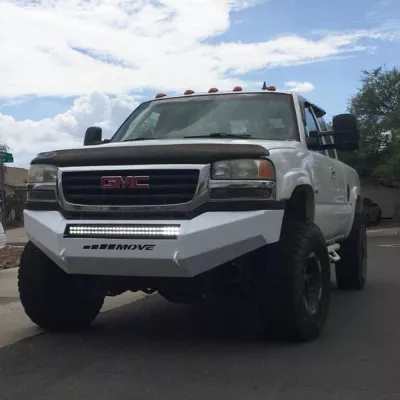 GMC 2500-3500HD 2003-2007 with CLASSIC FRONT Weld It Yourself STANDARD installed
