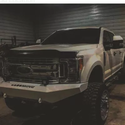 FORD F250-350 2017-2019 with PRECISION FRONT Weld It Yourself STANDARD installed
