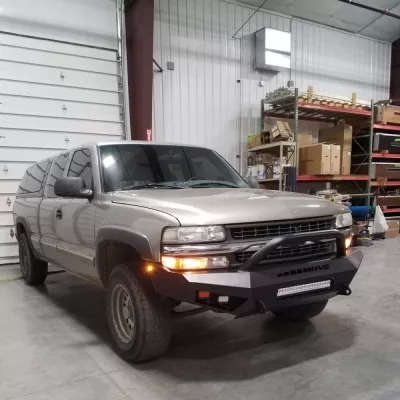 CHEVY 1500 1999-2002 with PRECISION FRONT Weld It Yourself STANDARD installed