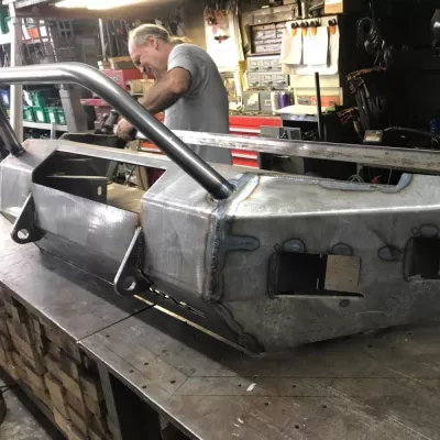DODGE 2500-3500 2010-2018 with CLASSIC FRONT Weld It Yourself STANDARD installed